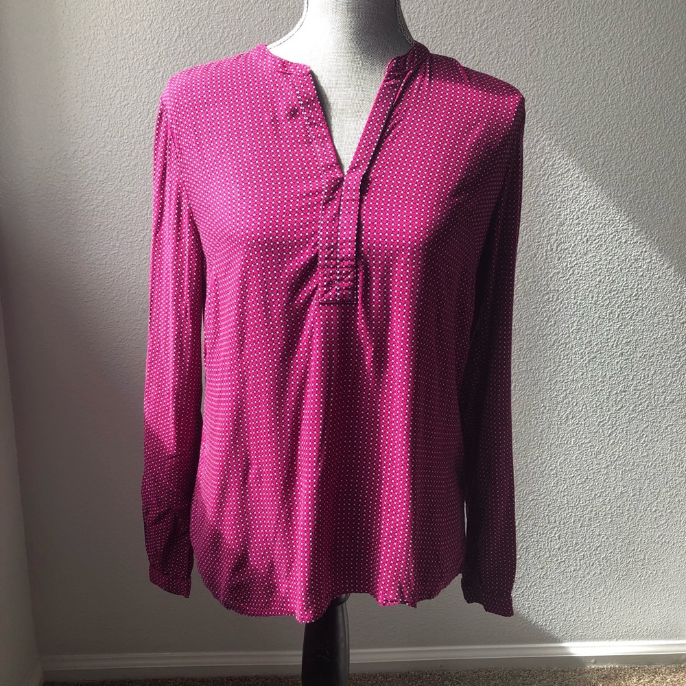 Tommy Hilfiger V Neck Blouse